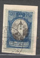 Liechtenstein 1921 Landscapes Mi#57 Used On Piece - Used Stamps