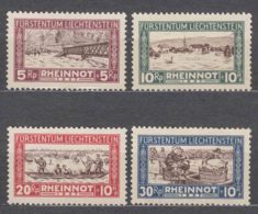 Liechtenstein 1928 Mi#78-81 Mint Hinged - Nuovi