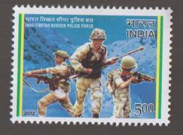 India-Tibet Border Police With Weapon, Mountain, Job,  MNH India - Police - Gendarmerie