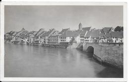 Rheinfelden Von Der Rheinbrücke Aus (carte Photo J. Gaberell, Thalwil) - Rheinfelden