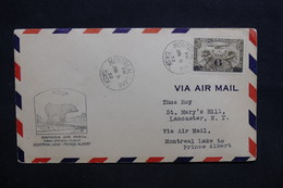 CANADA - Enveloppe 1 Er Vol Montreal Lake / Prince Albert En 1932 - L 32803 - Briefe U. Dokumente