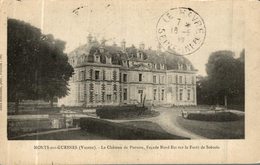 MONTS SUR GUESNES LE CHATEAU DE PURNON FACADE NORD EST SUR LA FORET DE SCEVOLE - Monts Sur Guesnes