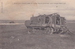PS / MILITARIA . TANKS (Chars Blindés) Sur L'ancien Front De JUVINCOURT (02) Après Attaque D'Avril 1918  (en L'état) - Equipment