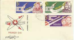 CUBA, SOBRE PRIMER DIA TEMA ESPACIO - Covers & Documents