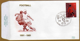Enveloppe Brief Cover FDC 627 2014 Football Sport Antwerpen - 1981-1990