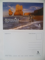 Vintage ! SINGAPORE AIRLINES Colour Postcard - Australia New Zealand (#16-2) - Articles De Papeterie