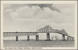 The Cooper River Bridge, Charleston, South Carolina, C.1930s - ASA Postcard - Charleston