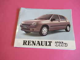 Notice D'Utilisation Et D'entretien / RENAULT CLIO/ Régie Nationale Des Usines Renault/ Billancourt/ 1990     LIV167 - Auto