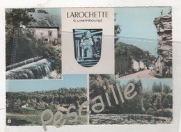 G. D. DE LUXEMBOURG - CP COLORISEE 4 VUES + BLASON LAROCHETTE - CIM - Larochette