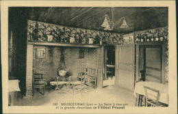 46 SOUSCEYRAC / Hôtel Prunet - La Salle à Manger / - Sousceyrac