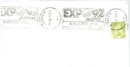 POSTMARKET ESPAÑA  ALBACETE - 1992 – Séville (Espagne)