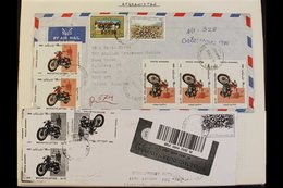 MOTORCYCLES / MOTORCYCLING  SIXTEEN ALBUMS OF MOTORCYCLES! Stamps & Covers From 1905-2015, Arranged A-Z By Country With  - Non Classés