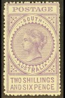 SOUTH AUSTRALIA  1906-12 2s6d Pale Violet, Perf 12½, SG 304a, Superb Never Hinged Mint. For More Images, Please Visit Ht - Sonstige & Ohne Zuordnung