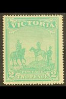 VICTORIA  1900 2d (2s) Emerald Green "War Fund", SG 375, Fine Mint For More Images, Please Visit Http://www.sandafayre.c - Otros & Sin Clasificación
