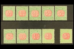 VICTORIA  POSTAGE DUES 1895-96 Set Complete, SG D11/20, Very Fine Mint (10 Stamps) For More Images, Please Visit Http:// - Otros & Sin Clasificación