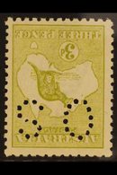 OFFICIAL  1915-28 3d Yellow-olive Roo Die I Punctured 'OS' With WATERMARK INVERTED Variety, SG O45cw, Never Hinged Mint, - Autres & Non Classés