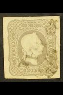 NEWSPAPER STAMP  1861 (1.05k) Brownish Lilac, Imperforate, Mi 23, SG N38a, Fine Used With Light Cancel, Four Good Margin - Andere & Zonder Classificatie