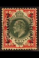 1904  1s Deep Green And Scarlet, Ed VII, SG 71, Very Fine Used. For More Images, Please Visit Http://www.sandafayre.com/ - Other & Unclassified