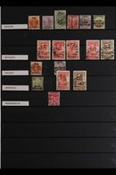 POSTMARKS  Small Range Form 18 Different Offices, Mostly C.d.s. Types  With A Few Numeral Cancels Seen, Odd Cancels On B - Otros & Sin Clasificación