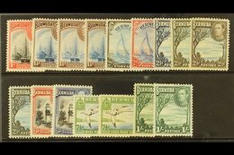 1938-52  1d To 1s, The Complete SG Listing Of Shades, SG 110/115a, Fine Mint. (16) For More Images, Please Visit Http:// - Bermuda