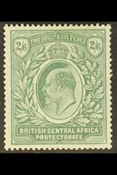 1903-04  2s6d Grey Green & Green, SG 63, Very Fine Mint For More Images, Please Visit Http://www.sandafayre.com/itemdeta - Nyassaland (1907-1953)