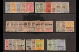 SPECIMENS  Attractive Selection With 1882 Perforated Set, SG 170/4s, 1889 Set, 1890 New Colours Set, Later Vals To 96c,  - Britisch-Guayana (...-1966)