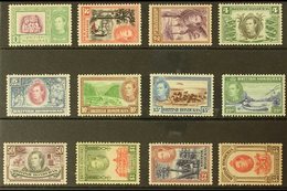 1938-47  Pictorial Definitive Set, SG 150/61, Fine Mint, $5 Is Never Hinged (12 Stamps) For More Images, Please Visit Ht - Honduras Británica (...-1970)