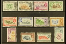 1953-62  Definitive Set, SG 179/90, Never Hinged Mint (12 Stamps) For More Images, Please Visit Http://www.sandafayre.co - Honduras Británica (...-1970)