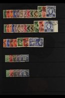 ERITREA  1948 - 1951 Complete Issues, SG E1 - ED10, Fine To Very Fine Used. (43 Stamps) For More Images, Please Visit Ht - Africa Oriental Italiana