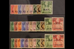 SOMALIA  1943 - 50 Issues Complete SG S1 - 31, Fine To Very Fine Mint. (31 Stamps) For More Images, Please Visit Http:// - Italienisch Ost-Afrika