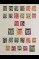 1937-47 FINE USED COLLECTION  An All Different Collection Which Includes 1937 Overprints On India (KGV) Set To 5r Plus A - Birmanie (...-1947)