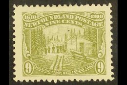 1910  9c Olive-green "Logging Camp", Perf 12, SG 102, Very Fine Mint. For More Images, Please Visit Http://www.sandafayr - Sonstige & Ohne Zuordnung