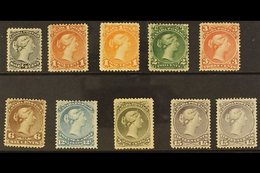 1868 - 90 MINT "LARGE QUEEN" SELECTION  Fresh And Attractive Group With ½c Grey Black, 1c Red Brown, 1c Orange Yellow, 2 - Altri & Non Classificati