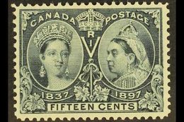1897  15c Slate "Jubilee", SG 132, Fine Mint For More Images, Please Visit Http://www.sandafayre.com/itemdetails.aspx?s= - Other & Unclassified
