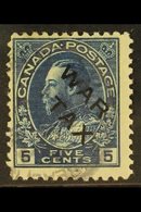 1915  5c Blue "War Tax" Overprinted, SG 225, Used For More Images, Please Visit Http://www.sandafayre.com/itemdetails.as - Andere & Zonder Classificatie