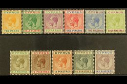 1912-15  Watermark Multi-Crown CA Complete Set, SG 74/84, Fine Mint. (11 Stamps) For More Images, Please Visit Http://ww - Other & Unclassified