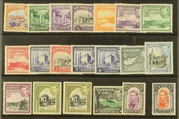 1938-51  Pictorials Complete Set Inc Both 18pi Shades, SG 151/63 & 160a, Very Fine Mint, Very Fresh. (20 Stamps) For Mor - Otros & Sin Clasificación