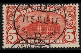 1912  5kr Deep Carmine-red Post Office, Perf 12½, Watermark Crowns, SG 134, Very Fine Used. For More Images, Please Visi - Other & Unclassified