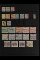 1874-1965 USED COLLECTION/ACCUMULATION  Presented On Stock Pages With Useful Ranges, Shades & Postmark Interest. Include - Dominica (...-1978)