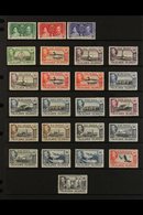 1937-71 FINE MINT COLLECTION  A Most Useful,  ALL DIFFERENT Mint Collection Presented On Stock Pages That Includes 1938- - Falkland