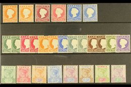 1880-1902 FINE MINT QUEEN VICTORIA COLLECTION  Presented On A Stock Card That Includes 1880-81 Wmk Upright ½d (x2), 1d,  - Gambia (...-1964)