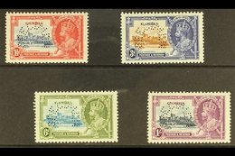 1935  Silver Jubilee Set Complete, Perforated "Specimen", SG 143s/6s, Very Fine Mint. (4 Stamps) For More Images, Please - Gambia (...-1964)