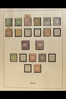 BAVARIA  1870-1920 Good Mint And Used Collection On Lindner Hingeless Album Pages, Includes 1870 Perf Arms (watermark Wi - Autres & Non Classés