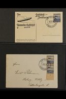 HINDENBURG FLIGHTS COVERS & CARDS  1936-1937 Interesting Collection Of Covers & Cards Presented On Stock Page, All Flown - Sonstige & Ohne Zuordnung