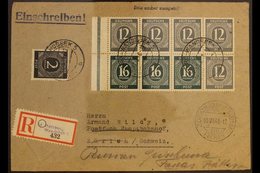 GENERAL ISSUES  1948 (2 June) Registered Re-directed Cover Addressed To Switzerland, Bearing 1946 Numerals Complete Book - Sonstige & Ohne Zuordnung