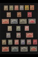 KIAUTSCHOU  1901-1919 FINE MINT COLLECTION Presented On A Stock Page That Includes 1901 "Kaiser Yacht" German Currency C - Other & Unclassified