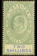 1904-08  2s Green And Blue, SG 62, Mint, A Couple Of Toned Perfs On The Gum Side, Otherwise Fine. For More Images, Pleas - Gibraltar