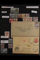 POSTMARKS  Nice Range Of Stamps From QV To First QEII Defin Issues, Note 1928 KGV 5s With KADE Pmk, Incl. A Few Numerals - Goldküste (...-1957)