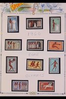 SPORT TOPICAL COLLECTION  1954-1998 Very Fine Collection On Album Pages. Never Hinged Mint Sets And Miniature Sheets, Pl - Altri & Non Classificati