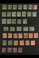 19TH CENTURY USED HOARD CAT £1600+  1861-1899 USED ASSEMBLY Presented On A Series Of Stock Pages That Includes Much Shad - Grenada (...-1974)